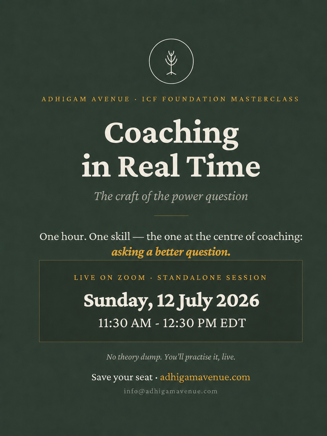 Coaching in Real Time