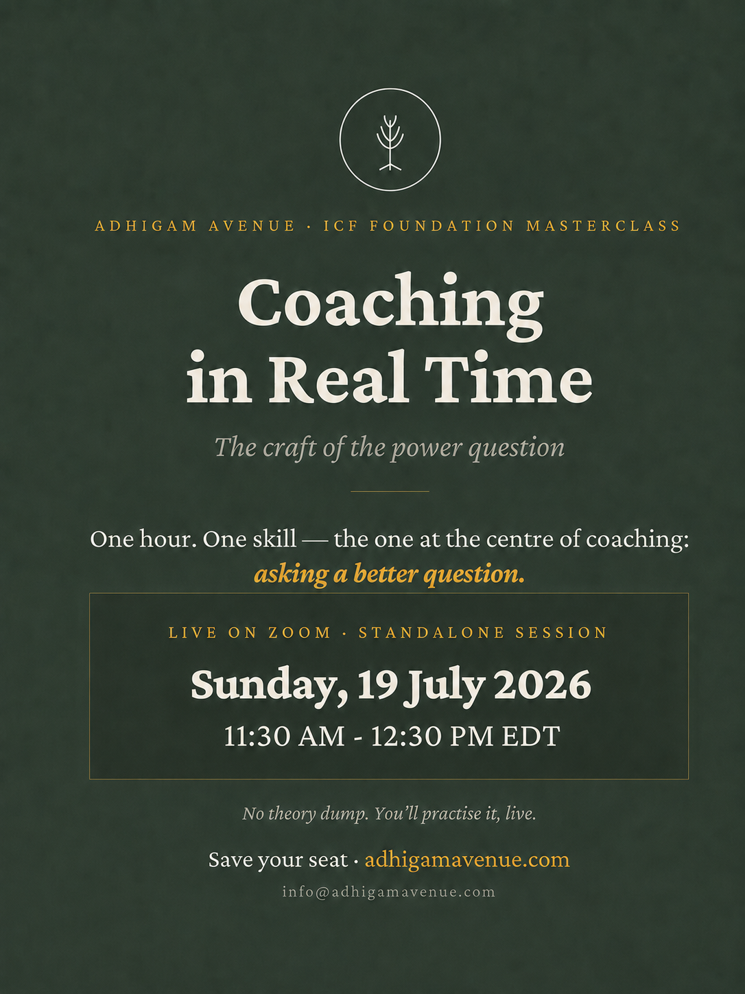 Coaching in Real Time